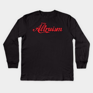 ENJOY ALTRUISM Kids Long Sleeve T-Shirt